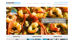 Desktop Screenshot of metroweigh.com